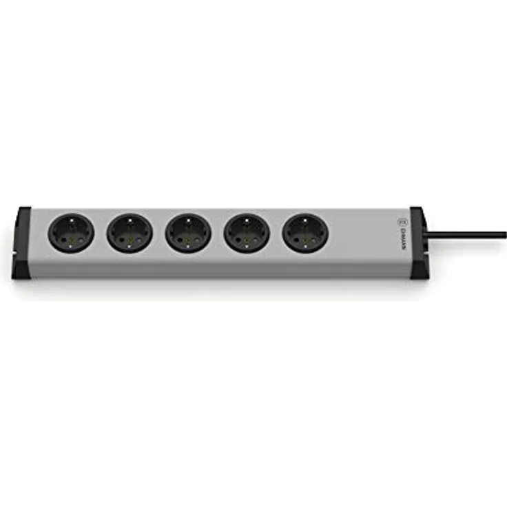 EHMANN 0200x00052301 Steckdosenleiste Universal 5-Fach, 1,5m Zuleitung