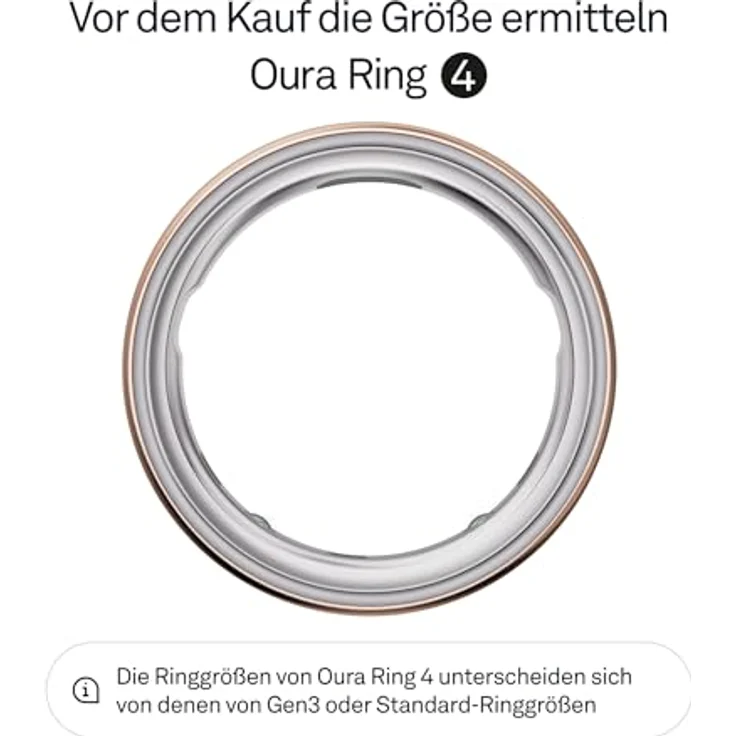OURA Ring 4, Smart Fitness-Tracker mit Smart Sensing, Größe 9, Rose Gold, bis zu 8 Tage Akkulaufzeit – Bild 2