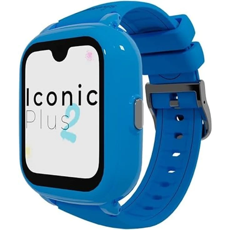 Save Family Iconic Plus 2.0 (4G), Smartwatch mit GPS-Tracking, SOS-Taste, 1,85 Zoll Full HD Display, 8 GB Speicher, in Bubble Blue – Bild 1