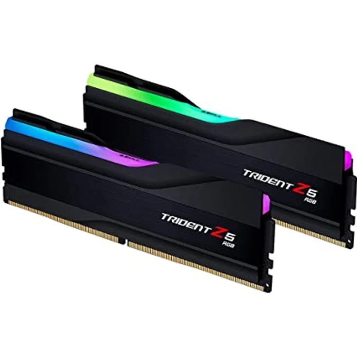 G.Skill Trident Z5 RGB Series (Intel XMP) 32GB (2x 16GB) 288-pin SDRAM DDR5 6400 CL32-39-39-102 1,40V Dual Channel Desktop Memory F5-6400J3239G16GA2-TZ5R. K (Matt B) Lack) – Bild 3