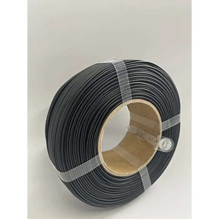 Bambu Lab PLA-Filament, matt, 3D-Drucker-Filament, 1,75 mm, 1 kg, hohe Zähigkeit, umweltfreundlich, ohne Spule (Matte Black)