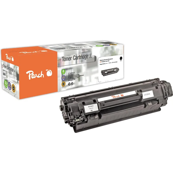 Peach 83a Toner (BK), aufbereitetes Druckermodul für langfristige Druckqualität ohne Verlust