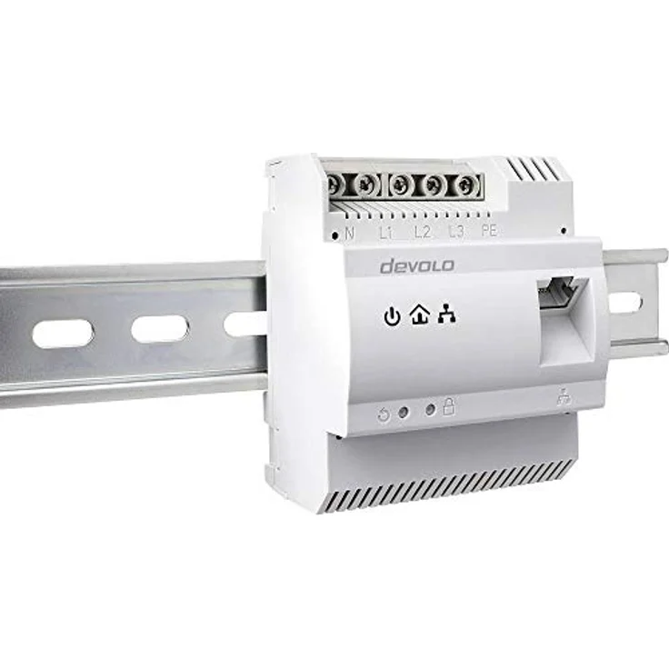 Devolo dLAN 1200+ DINrail WiFi ac (1x Gigabit-Powerline-Bridge für die Hutschiene und 1x dLAN 1200 WiFi ac Adapter, 1200Mbit-s per Powerline-Verbindung, Internet über die Steckdose, PowerLAN) – Bild 3