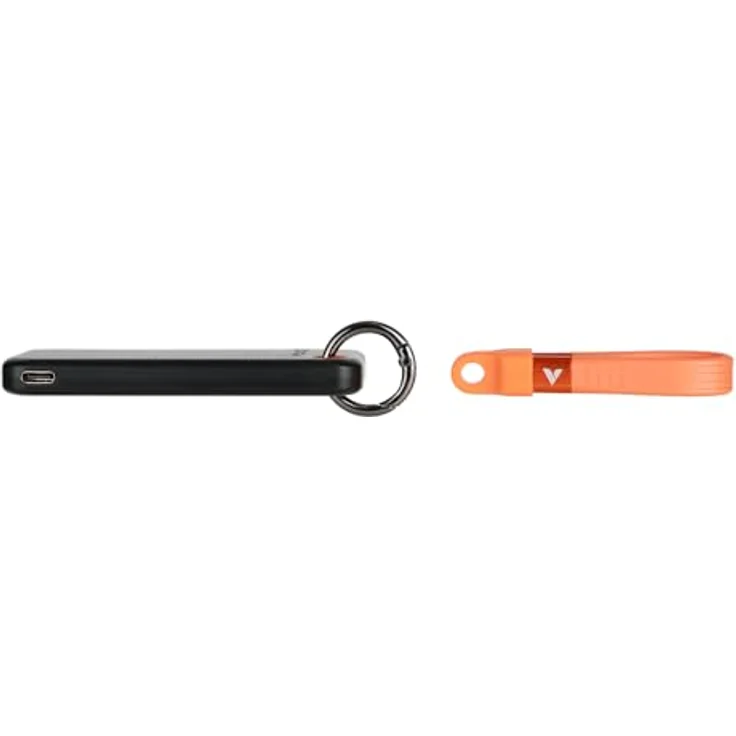 Verbatim Pocket SSD USB 3.2 Gen 2 1TB Black/Orange, Ultraleicht und blitzschnell 10 Gbps Transferrate – Bild 3