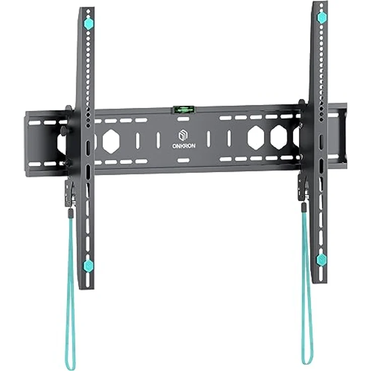 ONKRON TV Wandhalterung 60-110 Zoll, bis 120 kg, max VESA 900x600 mm TV-Wandhalterung neigbar UT12 Schwarz – Bild 1
