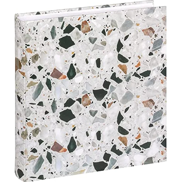 walther design Fotoalbum stone black 30 x 30 cm Terrazzo FA-298-2