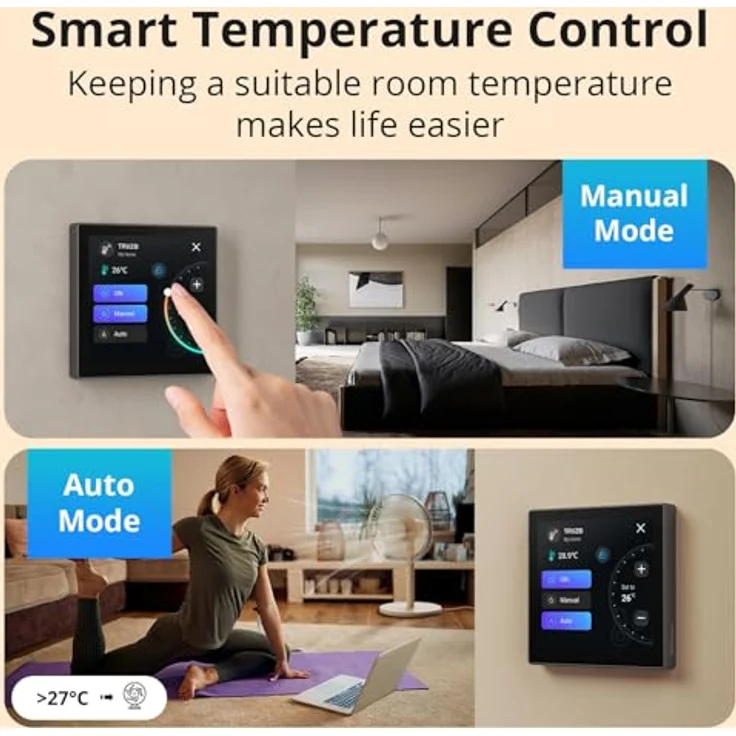 Sonoff Wandschalter NS Panel PRO schwarz WLAN Bluetooth – Bild 3