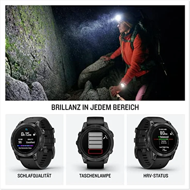 Garmin EPIX PRO (Gen 2) 47mm – GPS-Multisport-Smartwatch mit brillantem 1,3“ AMOLED-Display und Touch-/Tastenbedienung. TOPO-Karten, 60 Sport-Apps, Garmin Music, Garmin Pay, bis zu 16 Tage Akkulaufzeit – Bild 4