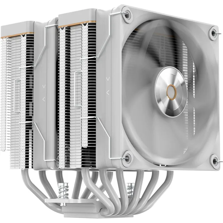 Ocyus CPU Kühler Ocypus Iota A62, weißer PC-Kühler mit kompakter Bauweise, 15.80 cm hoch