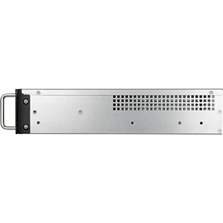 SilverStone SST-RM23-502-MINI, Rackmount Server Gehäuse 2U für Micro-ATX mit 2x 5,25-Zoll-Laufwerken, schwarz – Bild 3