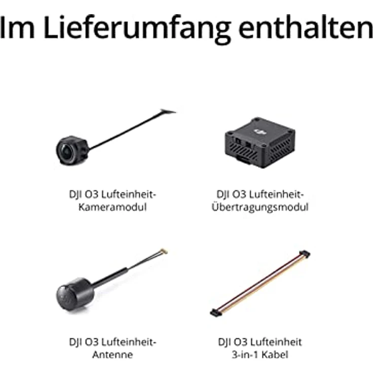 DJI O3 Lufteinheit, Kompatibilität: DJI Goggles 3, DJI FPV Remote Controller 3, DJI Goggles 2, DJI FPV Goggles V2 und DJI FPV Remote Controller 2 - Luftbildübertragung mit 1080p/100fps H.265 Video, 10 km Reichweite, niedrige Latenz von 30 ms, Rundstrahlantennen – Bild 4