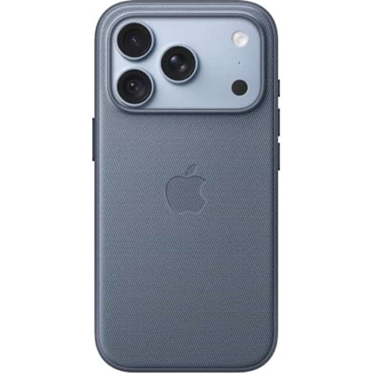 Apple TechWoven Case iPhone 18 Pro, Chambrayblau, MagSafe-kompatibel, 100% recyceltes Polyester, präzise Aluminiumtasten – Bild 1