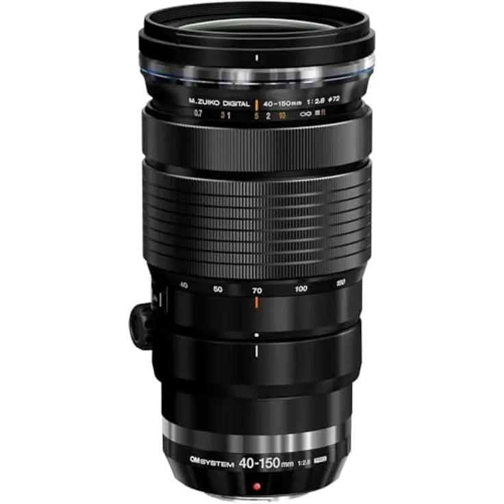 OM SYSTEM M.Zuiko Digital ED 40-150mm F2.8 PRO Telezoom-Objektiv für Micro Four Thirds – lichtstark, wetterfest, schneller Autofokus, kompakt für professionelle Fotografie