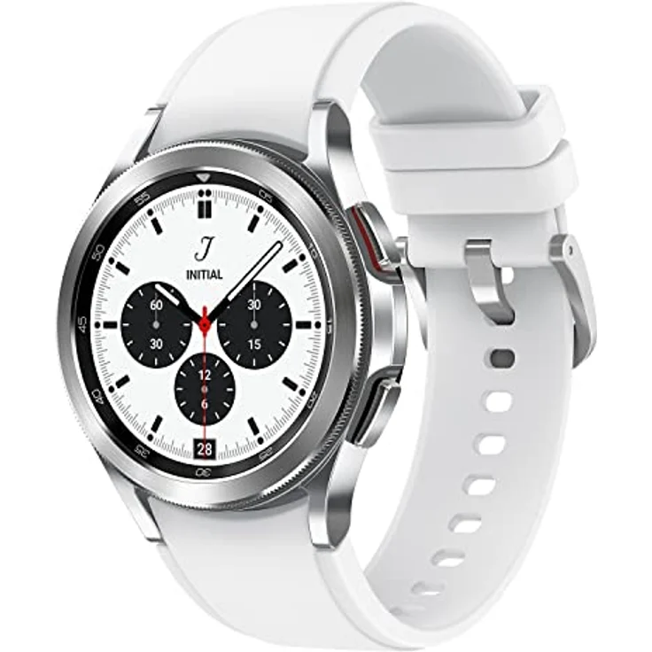 Samsung Galaxy Watch4 Classic 3,56 cm (1.4") OLED 46 mm Silber WLAN GPS – Bild 2