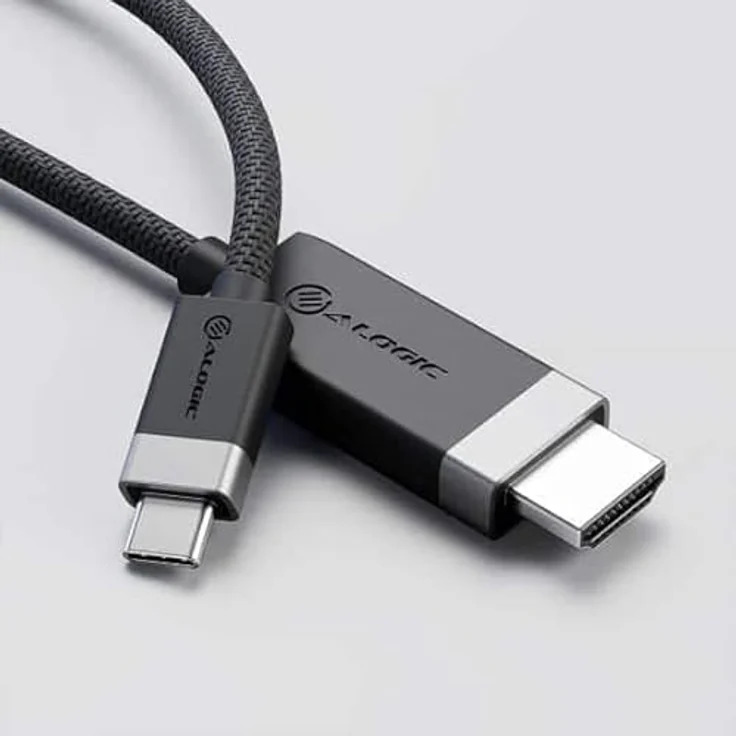 ALOGIC FUSION SERIES USB-C TO HDMI, Fusionskabel mit doppelt geflochtener Ummantelung, 4K bei 60 Hz, schwarz – Bild 3