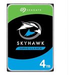 Seagate SkyHawk 4TB interne Festplatte HDD, Videoaufnahme bis zu 64 Kameras, 3.5 Zoll, 64 MB Cache, SATA 6GB/s, silber