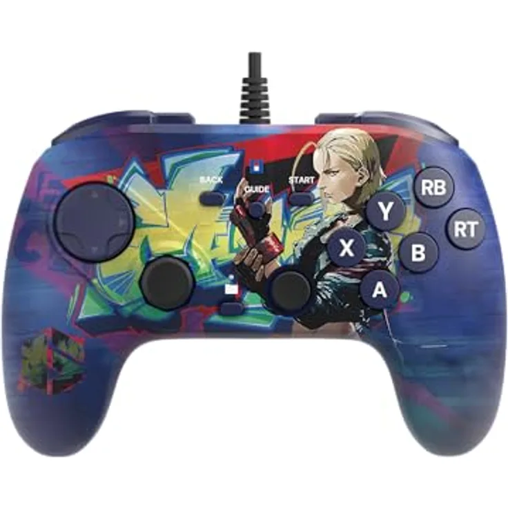 Hori Fighting Commander OCTA, Gamepad für PC Windows 10/11, Cammy Edition mit 6-Tasten-Layout und einstellbarer D-Pad-Empfindlichkeit
