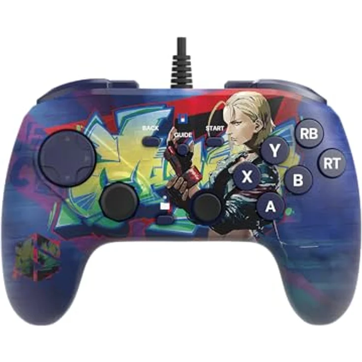 Hori Fighting Commander OCTA, Gamepad für PC Windows 10/11, Cammy Edition mit 6-Tasten-Layout und einstellbarer D-Pad-Empfindlichkeit – Bild 1
