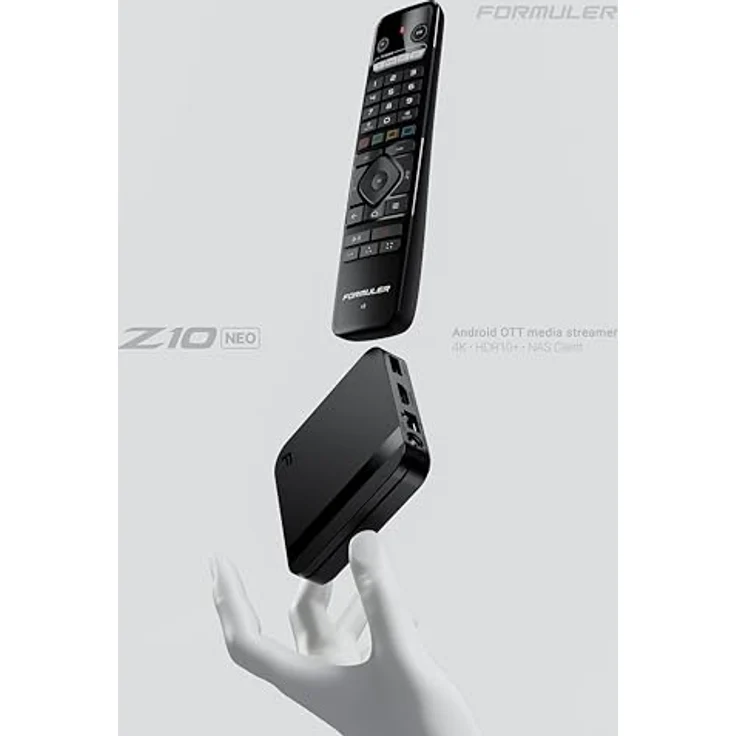 Formuler Z10 Neo 2024 4K Android OTT Media Streamer - HDR10+ & NAS Client - Schwarz – Bild 5