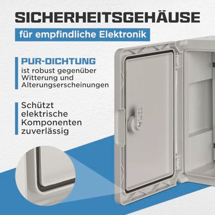 Boxexpert BXPPABSG200300130-F01 Switchboard cabinet 200 x 300 x 130 Acrylonitrile butadiene styrene Light grey 1 pc(s) – Bild 7