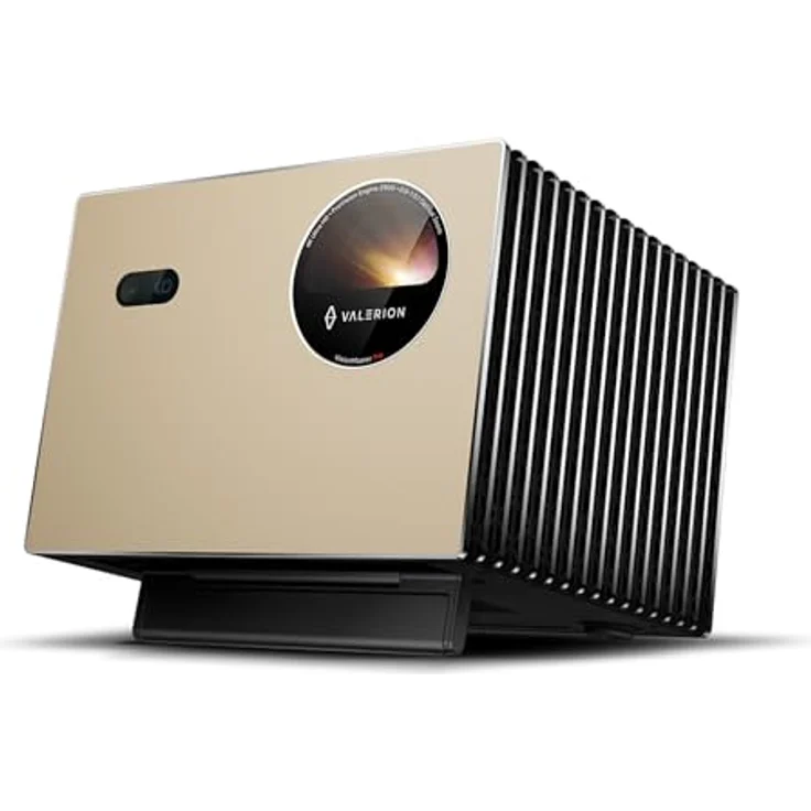 Valerion VisionMaster Pro Triple Laser Beamer 4K, 2500 ISO Lumen, 15000:1 Kontrast, 0,9-1,5X Optischer Zoom, 2X Multitasking Power, IMAX Enhanced, HDR10+, 4ms Gaming, mit Smart HomeKit – Bild 1