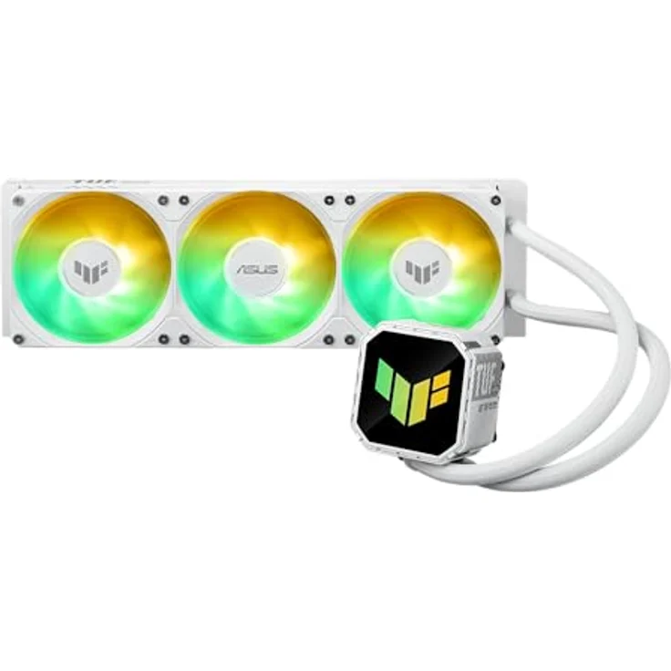 ASUS TUF Gaming LC III 360 ARGB, CPU Wasserkühler mit vorinstallierten Lüftern, Weiss – Bild 3