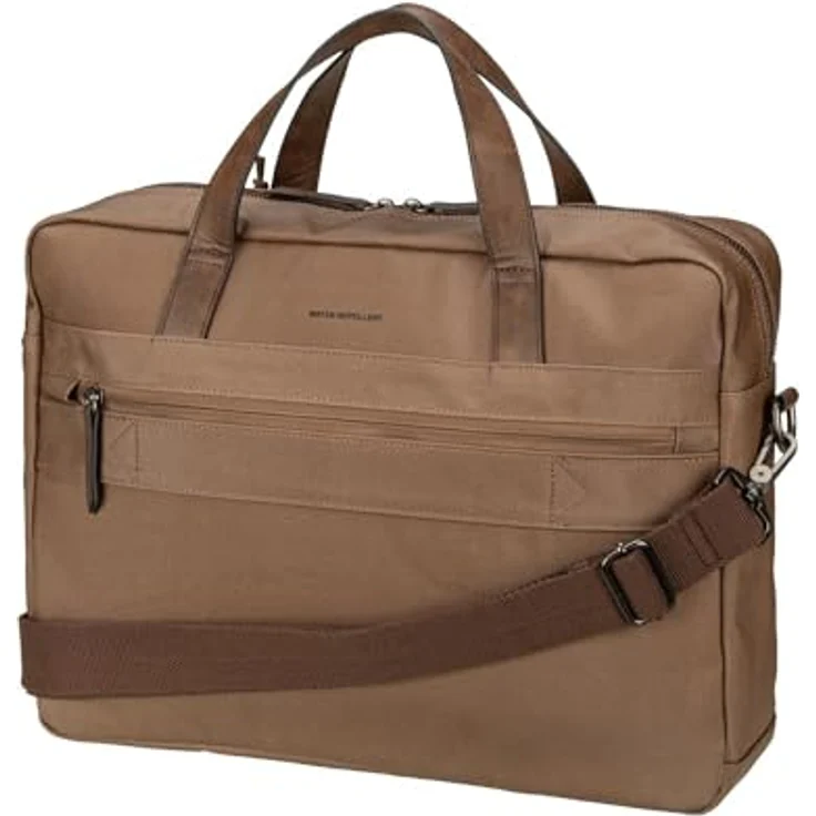 Picard Aktentasche Calahari, wasserabweisende Laptop-Tasche aus Polyester, Braun, 41 x 11 x 30 cm – Bild 2