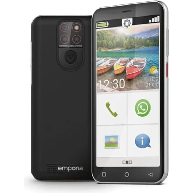 Emporia Smart 5 mini (64 GB, Schwarz, 4.95", Single SIM, 13 Mpx, 4G), Smartphone by Emporia – Bild 1