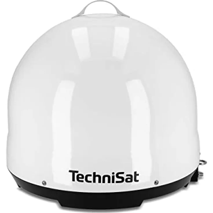 TechniSat SKYRIDER Dome ISI - Mobile Sat-Anlage für Camping/Wohnmobil (Automatische Satellitenschüssel, optimiert für Astra 19,2°, Single-LNB, Wetterschutzabdeckung, Anschluss mit nur einem Kabel)