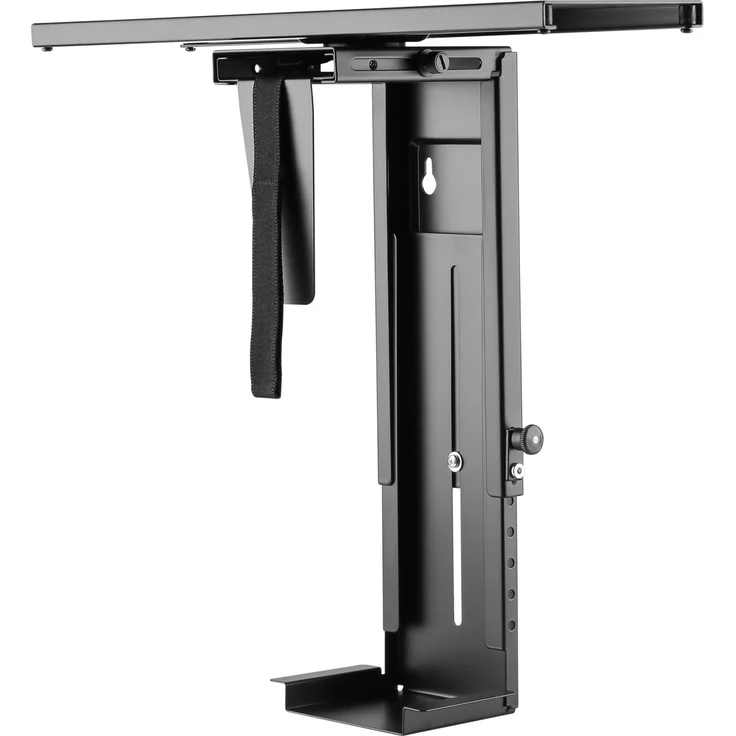 equip PC-Halter für die Untertischmontage (Tisch), Beamer Halterung, Schwarz – Bild 1