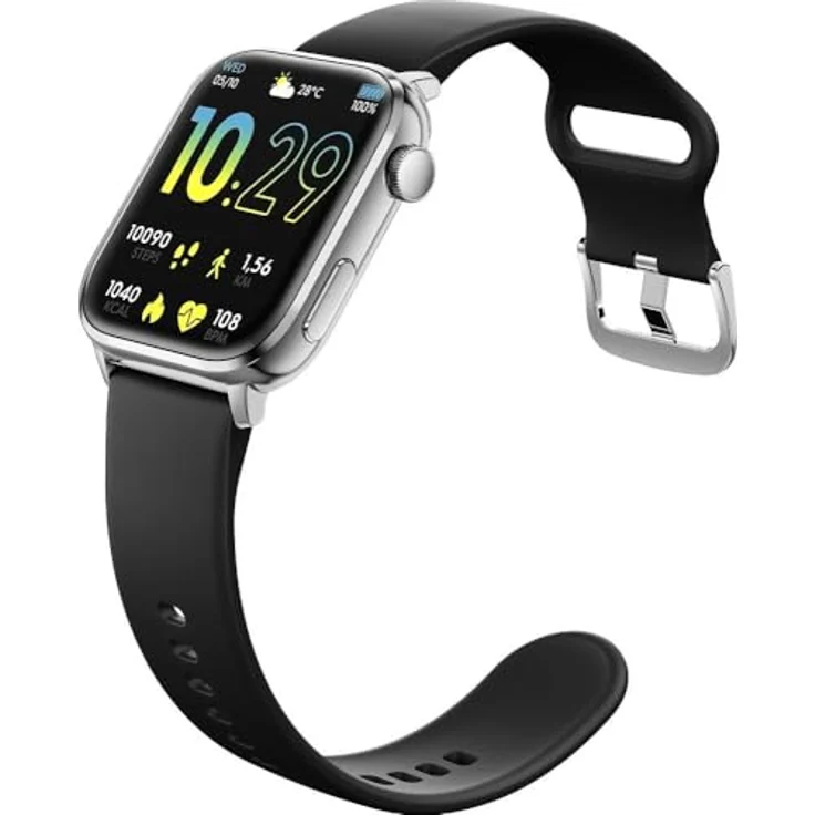 ICE Watch ICE smart 2.0 AMOLED Silver, Sportuhr + Smartwatch – Bild 4