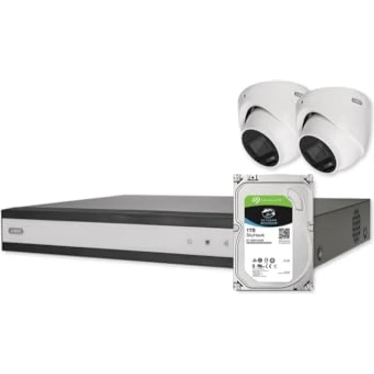 ABUS TVVR33623D All-in-One-Set, Videorekorder Performance Line mit 1 TB, 2 analogen Mini Dome-Kameras (FlexNiteView), Full HD, intelligente Personen- und Fahrzeugerkennung, App-Steuerung – Bild 3