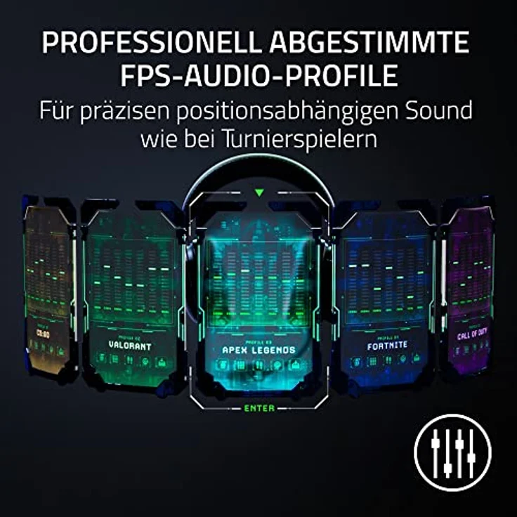 Razer BlackShark V2 Pro (2023) - Kabelloses Premium-Esports-Headset (HyperClear Super-Breitband-Mikrofon, TriForce Titanium 50mm Treiber, HyperSpeed Wireless-Technologie, bis zu 70 Std. Akku) Weiß – Bild 5