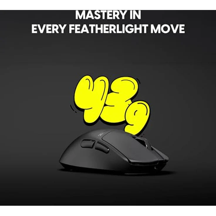 Pulsar Gaming Gears X3 LHD Crazylight, Kabellose Gaming-Maus für Linkshänder, ultraleicht mit 32000 DPI, XS-1-Sensor, Jet Black – Bild 3