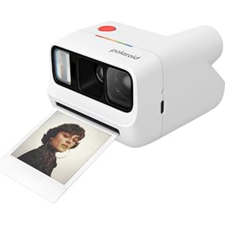 Polaroid Go Generation 3, Mini Instant Film Kamera mit Selfiespiegel und Blitz, weiß, nur kompatibel mit Go Film – Bild 2