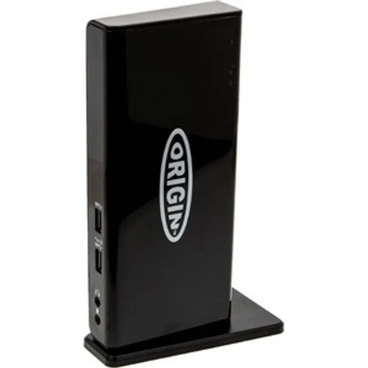 Origin Storage OSDOCK-USB3, USB 3.2 Gen 1 Dockingstation mit 10/100/1000 Mbit/s, Schwarz