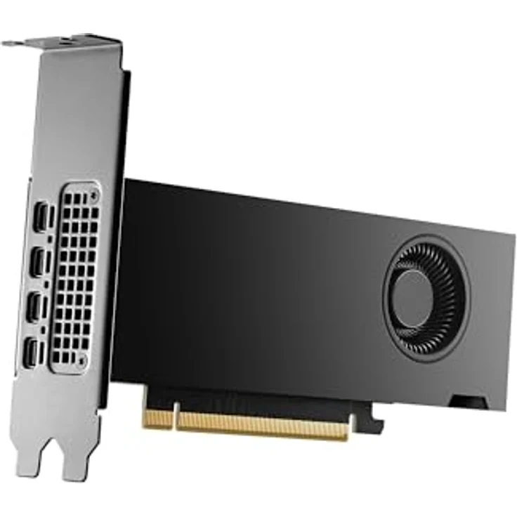 PNY NVIDIA RTX 2000 Ada Generation 16GB GDDR6 Grafikkarte mit ECC, 8K Support, Ultraleiser aktiver Lüfter  – Bild 1