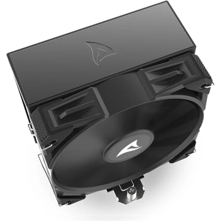 Sharkoon A50 Black, CPU Kühler mit 230W TDP, 120 mm Lüfter, leiser Betrieb und einfache Montage, Schwarz – Bild 10