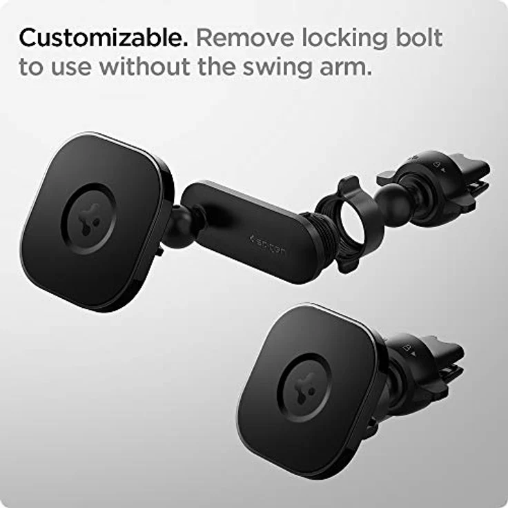 Spigen Magnetic MagSafe Vent ITS12, Magnethalterung fürs Auto mit drehbarem Kopf und stabilem Griff, Schwarz – Bild 8