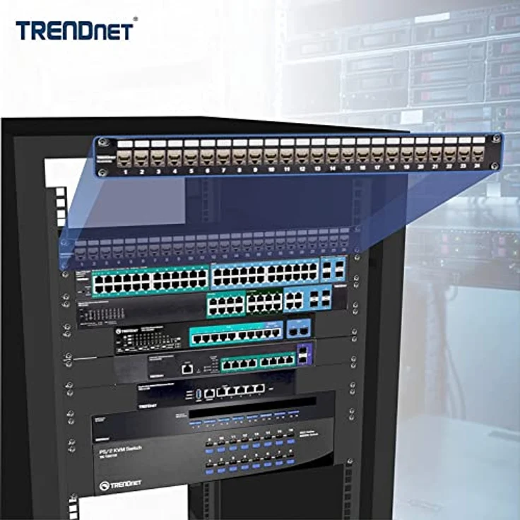 TRENDnet TC-KP24 Patch Panel 24-Port Blank Keystone shielded 1U - Preisvergleich – Bild 4