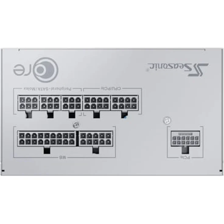 Seasonic Core GX-750 Weiß, Vollständig modulares ATX 3.1 Netzteil mit 750 W und 80 PLUS Gold Zertifizierung – Bild 3