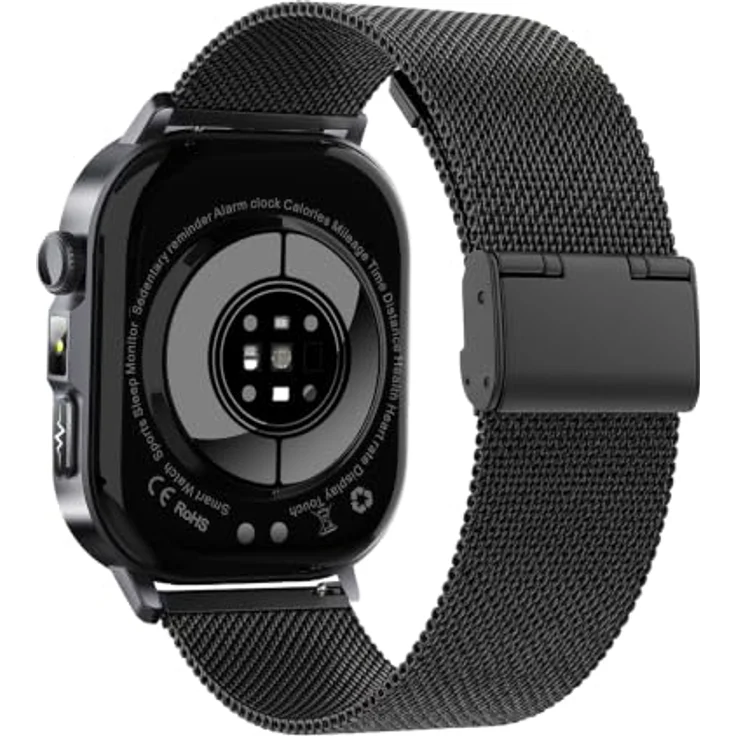 Knauermann PRO 4 (2026) 47 mm, Smartwatch mit AMOLED-Display, 75 Sportmodi, 30 Tage Akkulaufzeit, Gesundheitsfunktionen und Telefonie – Bild 3