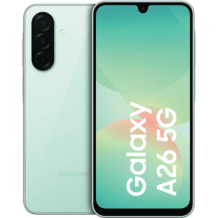 Samsung Galaxy A26 – 6,7" Full HD, 50 MP Kamera, 6GB RAM, 128GB Speicher, Android 15, 5000mAh, Mint – Bild 1