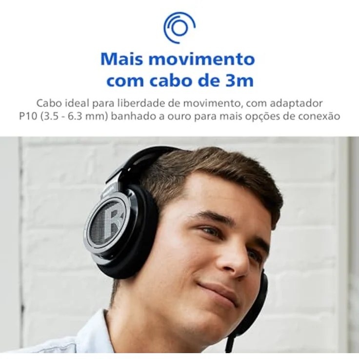 Philips SHP9500/00 HiFi-Kopfhörer neodymium schwarz – Bild 8