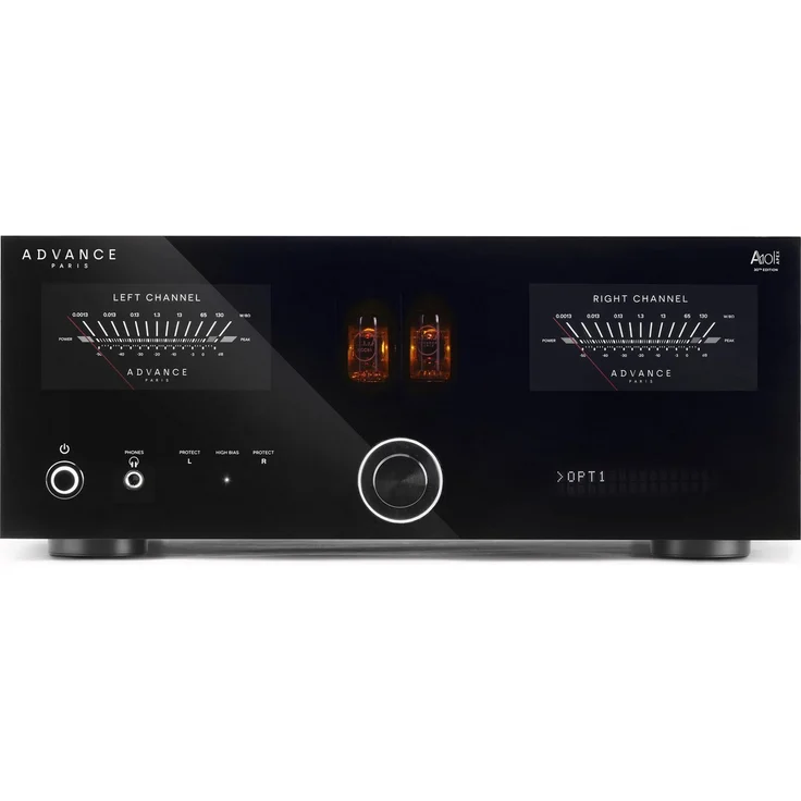 Advance Paris A10 APEX, integrierter Hybridvollverstärker mit 2 ECC81 Röhren und optionaler Bluetooth-Funktion