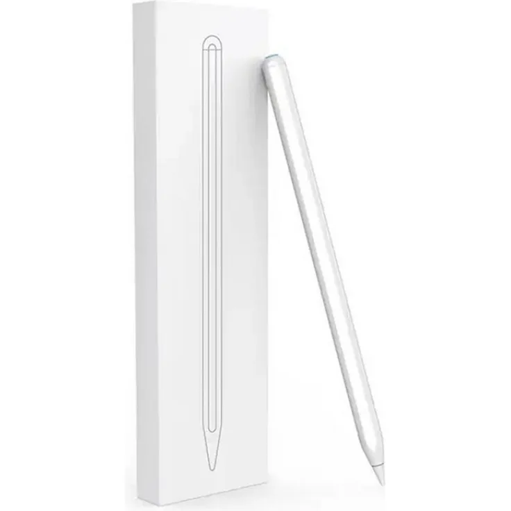 Kevin Frotscher (FroShop) Eingabestift Stylus Pencil 2 Magnetisches Laden für Apple iPad Pro 12.9" (iPad Mini 6 8.3" + 2 Spitzen) 3.-6 Generation / iPad Pro 11" 1.-4. Gen. / iPad Air 10.9" 4./5. Gen. - Magnetische Adsorption, drahtloses Laden, Bluetooth-Verbindung, präzise Nutzung (Weiß)
