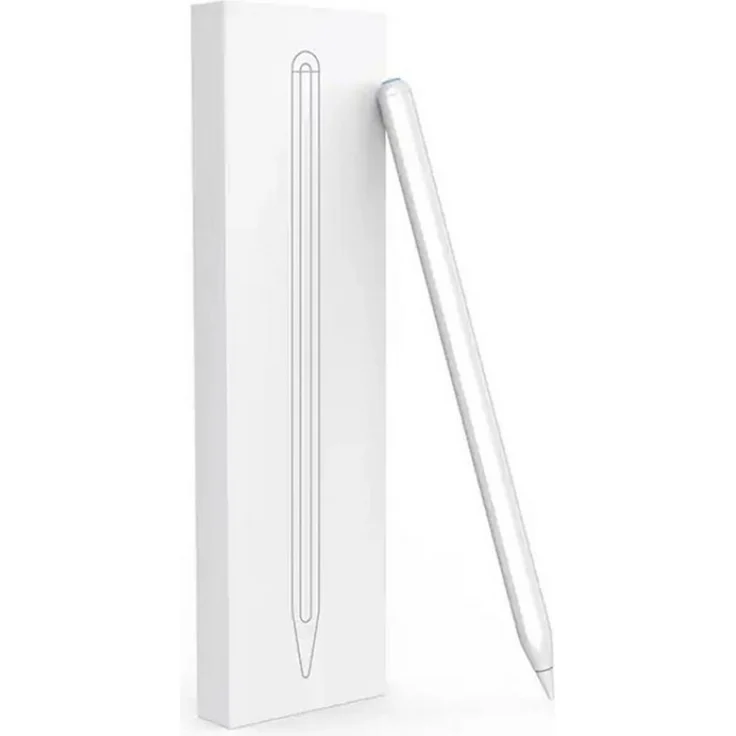 Kevin Frotscher (FroShop) Eingabestift Stylus Pencil 2 Magnetisches Laden für Apple iPad Pro 12.9" (iPad Mini 6 8.3" + 2 Spitzen) 3.-6 Generation / iPad Pro 11" 1.-4. Gen. / iPad Air 10.9" 4./5. Gen. - Magnetische Adsorption, drahtloses Laden, Bluetooth-Verbindung, präzise Nutzung (Weiß)