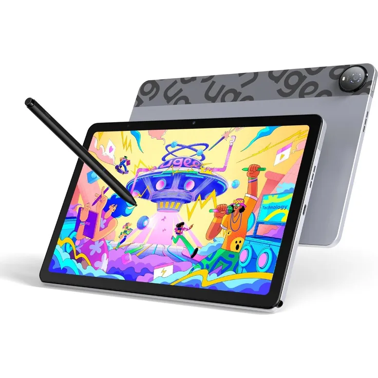 UGEE UT2, 2K-Display Standalone Grafiktablett mit U-Pencil, 10,36 Zoll, papierähnliches Zeichengefühl, 6GB RAM, 128GB Speicher, Android 14
