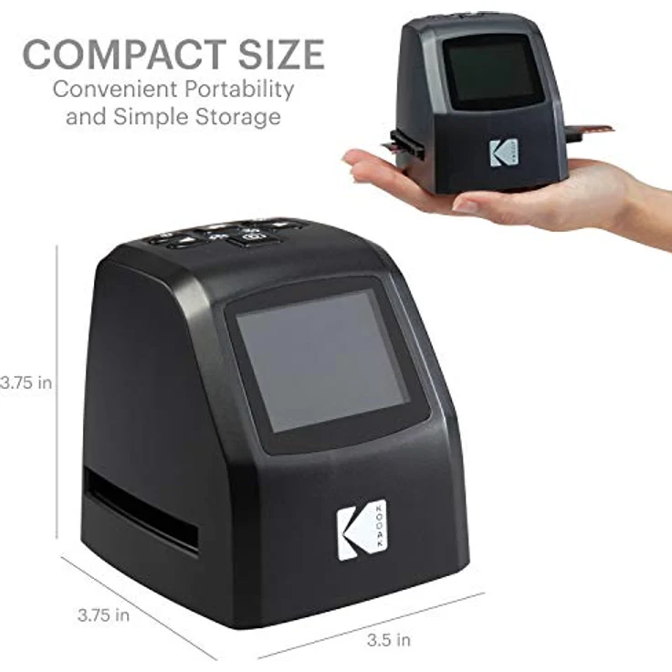 Kodak Mini Digital Film Scanner Filmscanner 14 Mio. Pixel Durchlichteinheit, Integriertes Display, Digitalisierung ohne PC (RODFD20) – Bild 5