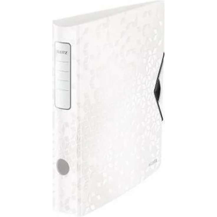 LEITZ Aktenordner Ordner Active WOW 65mm DIN A4 Werkstoff: Polyfoam weiß, raffinierte Oberflächenstruktur, wasser- und schmutzabweisend – Bild 1